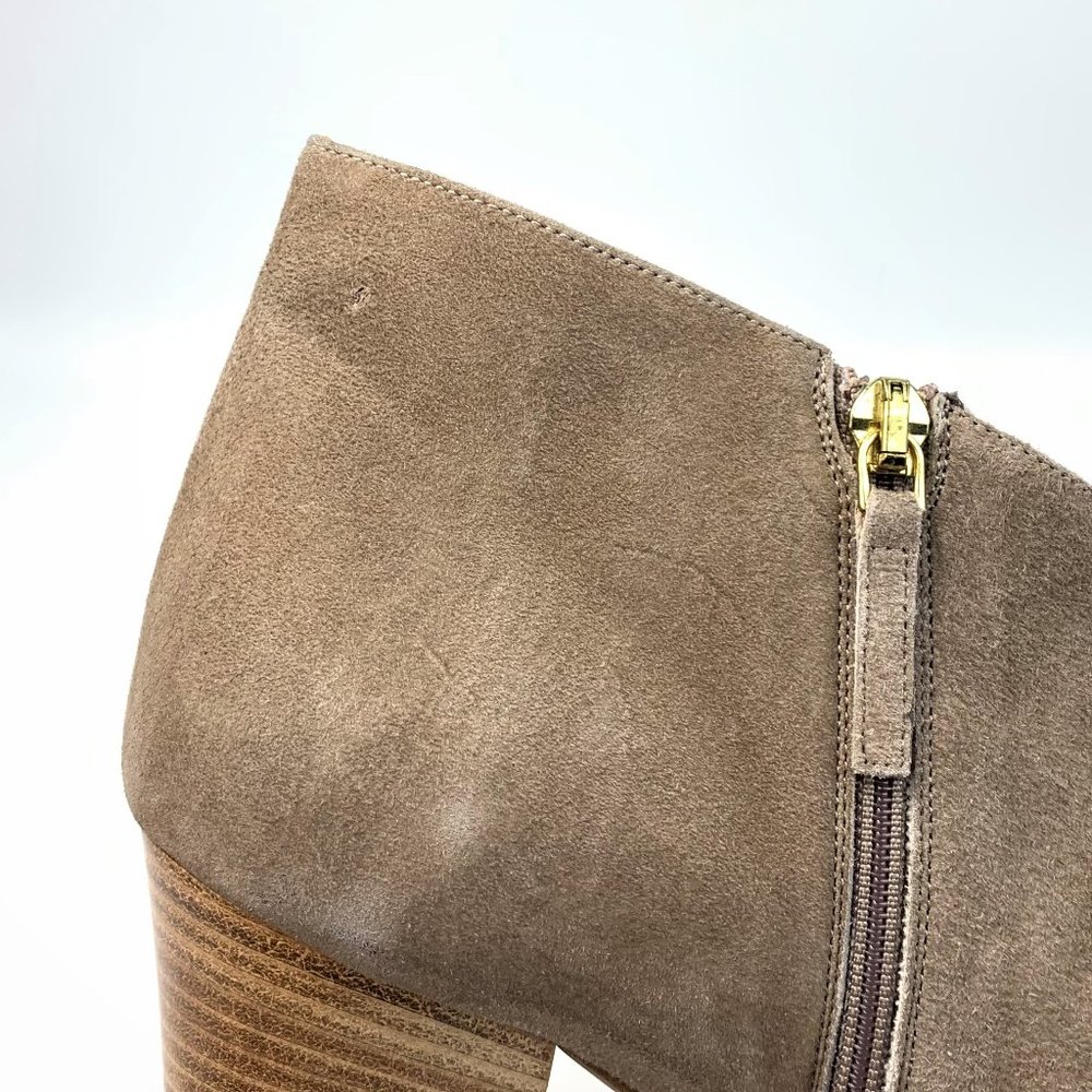 Aquatalia Emiliana Surplice Suede Ankle Booties - Picture 10 of 12